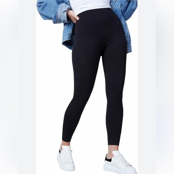 Spanx Wmn’s 3X High Waisted Look at Me‎ Now Leggings, Very Black - Picture 1 of 14